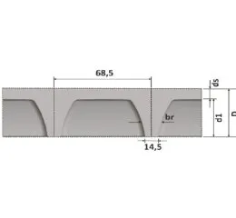 Fôrma Atex Unidirecional 685U